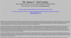 Desktop Screenshot of jamescmccroskey.com